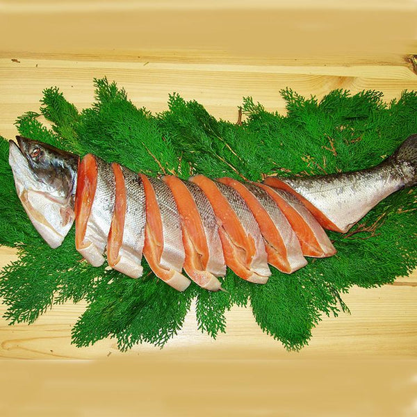 キングサーモンの塩鮭 (尾頭付き) 2kg以上